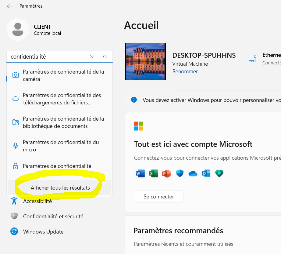 Capture d'écran